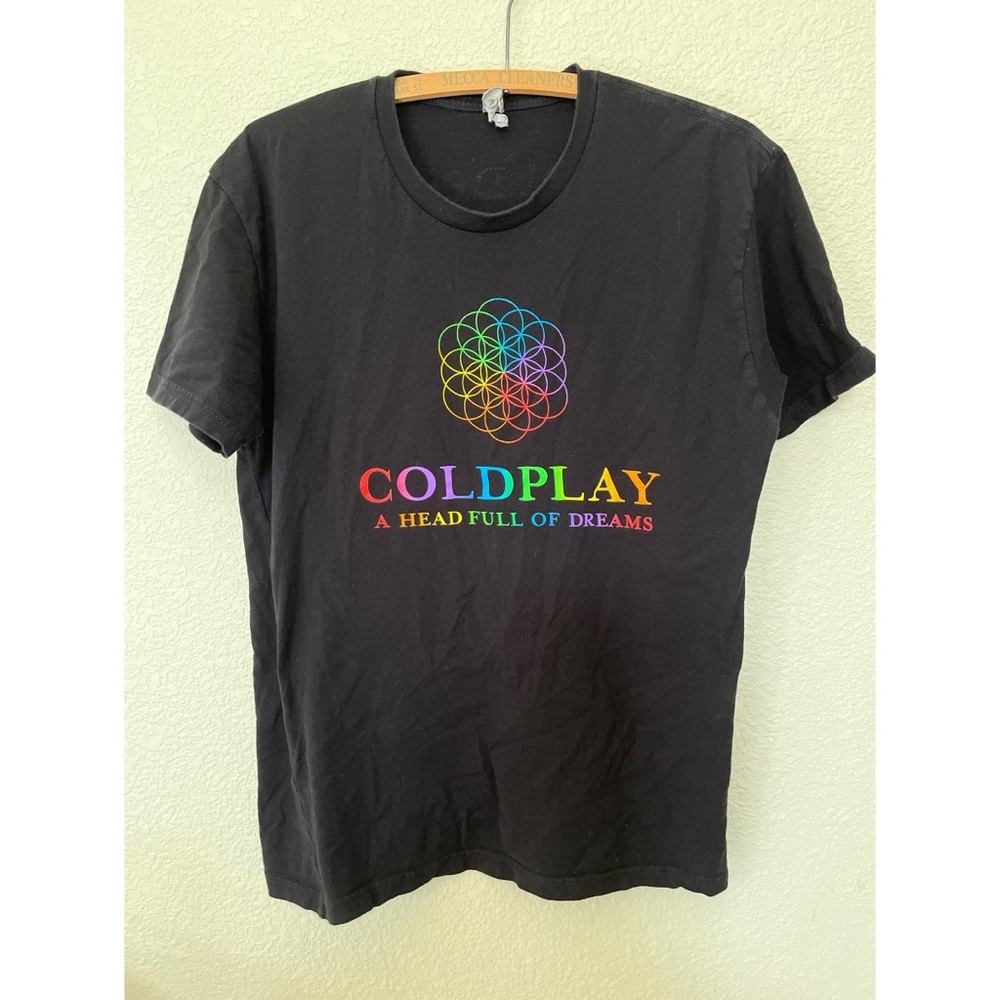 Coldplay A Head Full Of Dreams 2016 Concert Tour T Shirts Unisex Size Medium